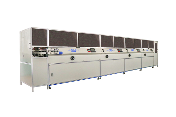 360 derajat Servo Driven Botol Screen Printing Machine untuk berbagai bentuk kontainer