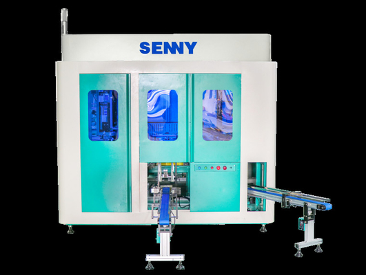 2-6 Warna Botol Kaca Servo Driven Mesin Pencetakan Screen Rotary, Area Pencetakan 300mm X 200mm