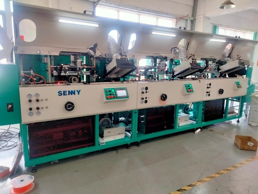 Hot Stamping LED UV Lamp Tube Screen Printing Machine Dengan Sistem Visual