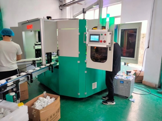 Square Bottle Multi-sided UV Screen Printer Dengan Kecepatan Pencetakan 60pcs / Min