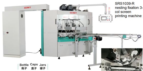 Mesin Sablon Layar UV Otomatis Penuh untuk Wadah Kecil