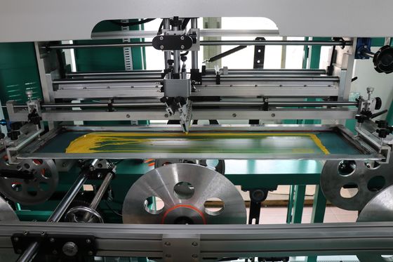 Mesin Sablon Layar Ember Persegi 1-8 Warna Otomatis Penuh 18pcs/menit