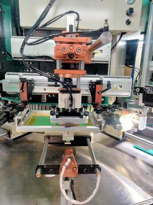 Mesin pencetakan layar 2 warna 60 pcs/min