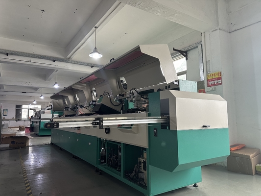 85pcs/Min Botol Kaca Multicolor Auto Screen Printer Linear Type Peralatan Logam