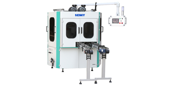 1-warna 50 pcs/min Otomatis Tutup bundar/lapisan UV Screen Printing Machine