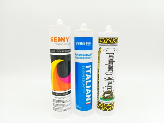 Mesin Cetak UV Tabung Sealant Otomatis 8 Warna 80 Pcs/Min