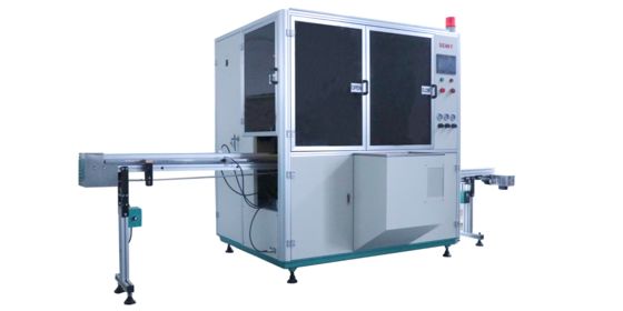 Mesin Sablon UV Otomatis Toples/Tutup Bulat 1 Warna 50 Pcs/Menit