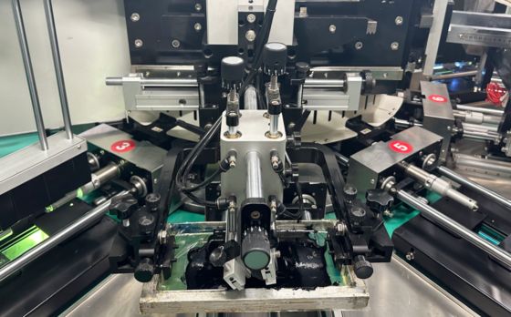 CNC 4-Color  UV Screen Printing Machine For Various Containers 70 Pcs/Min