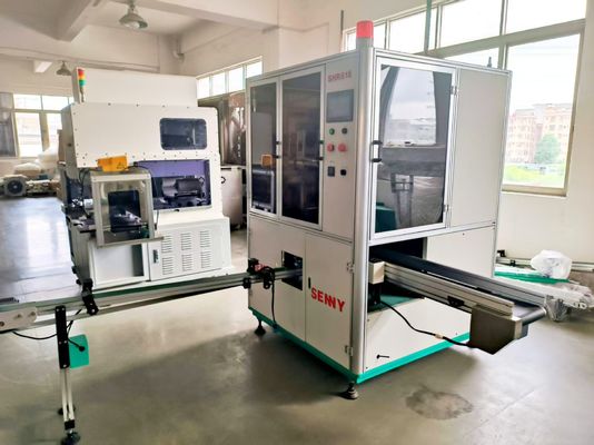 Mesin Hot Stamping Otomatis Penuh 1 Warna Untuk Botol 3000pcs/Jam