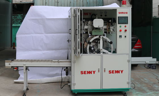 SHR618 Mesin Hot Stamping Otomatis Hingga 3000 pcs / jam dengan servo motor dan fungsi pendaftaran