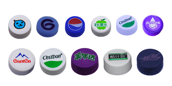 Mesin Cetak Offset UV Otomatis untuk Tutup Botol Plastik Diameter 28-38Mm Kecepatan 1600pcs/menit dengan 1-4 Warna