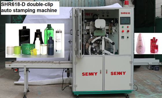 SGS 3000pcs / Hr Auto Hot Stamping Machine Dengan Foil Printing Fo
