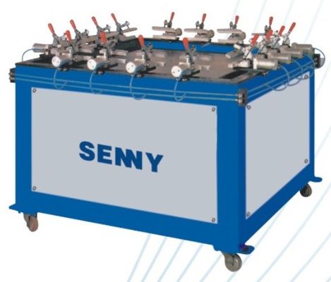 Mesin peregangan cetak layar, 750X750mm Pneumatic Screen Stretcher