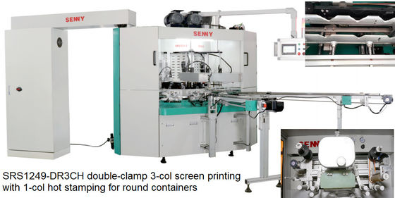 250x160mm 1800pcs / Hr Auto Hot Stamping Machine Untuk Wadah Silinder