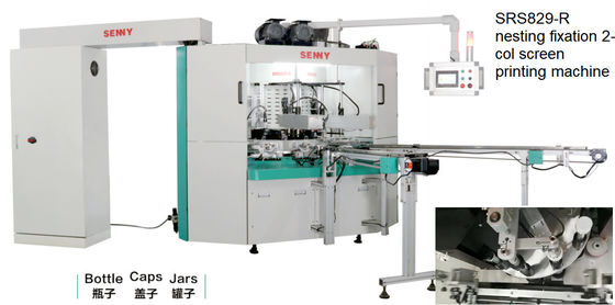 Mesin Sablon Multicolor 50Hz, Printer Layar Rotary 45pcs / Min