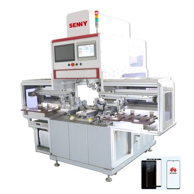 2100pcs/Hr 5 bar Mesin Pencetakan Pad Otomatis Untuk Tutup Kaca 3D