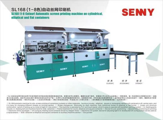 Mesin Sablon Sutra Farmasi OEM Untuk Wadah Silinder