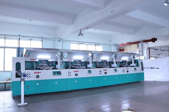 380V Silk Screen Printer Multi Color Screen Printing Machine Untuk Kontainer Plastik Logam Kaca