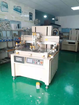 Plat Aluminium Flat Screen Printing Machine Untuk Area Pencetakan Maks 600mm X 900mm