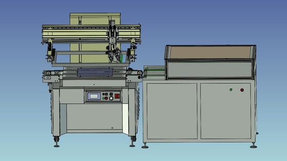 220V 50HZ Circuit Board Flat Printing Machine Dengan Servo Lift