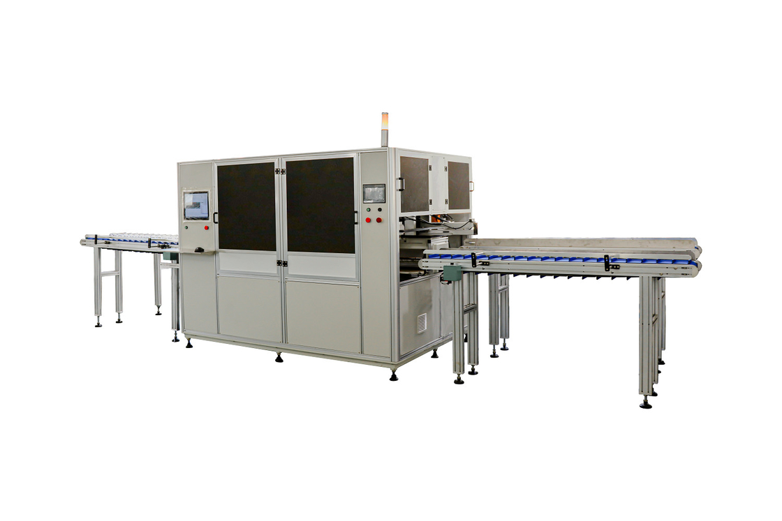 Servo Driven 2 Color Bottle Screen Printer Menggunakan Uv Ink Linear Track Double Column