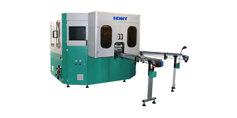Mesin Sablon Layar UV Otomatis CNC Tabung Lunak 6 Warna 80 pcs/menit