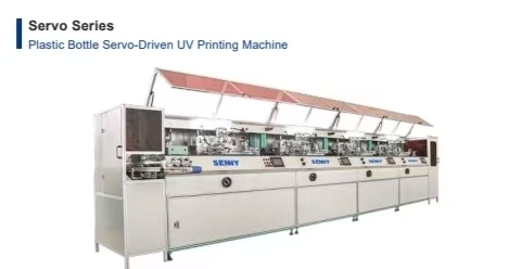 1-8 Color 70 Pcs/Min Servo-driven Plastik Botol UV Mesin Pencetakan