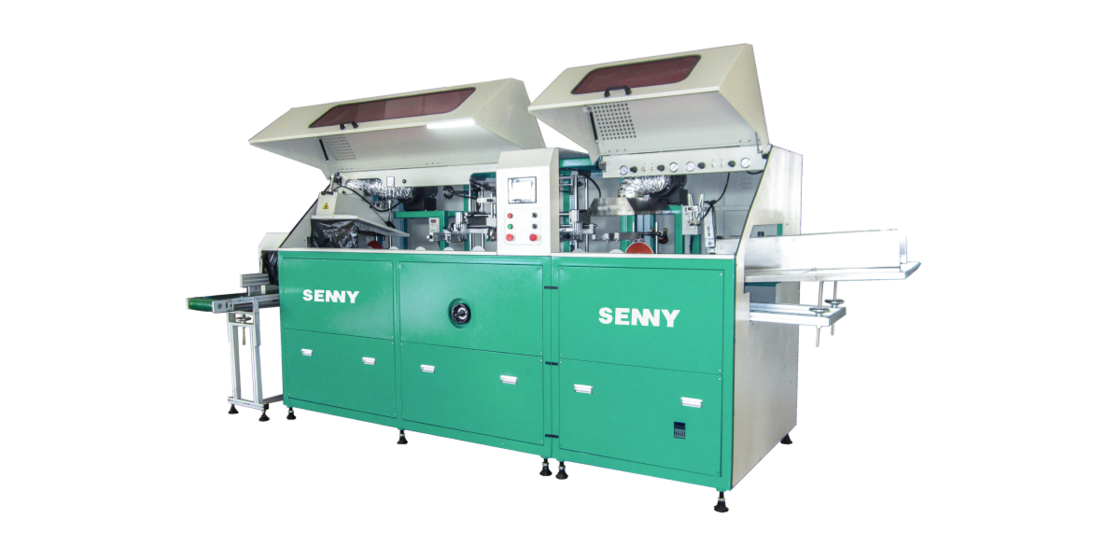 Mesin Sablon UV Layar Otomatis Ember Plastik Bulat 3-8L 35 Pcs/Min