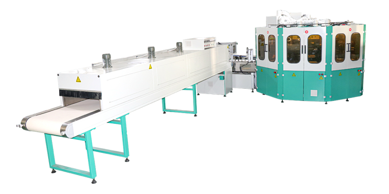 1-6 Colors Bottle Screen Printer With IR Curing For  Glass Bottle 40pcs/Min