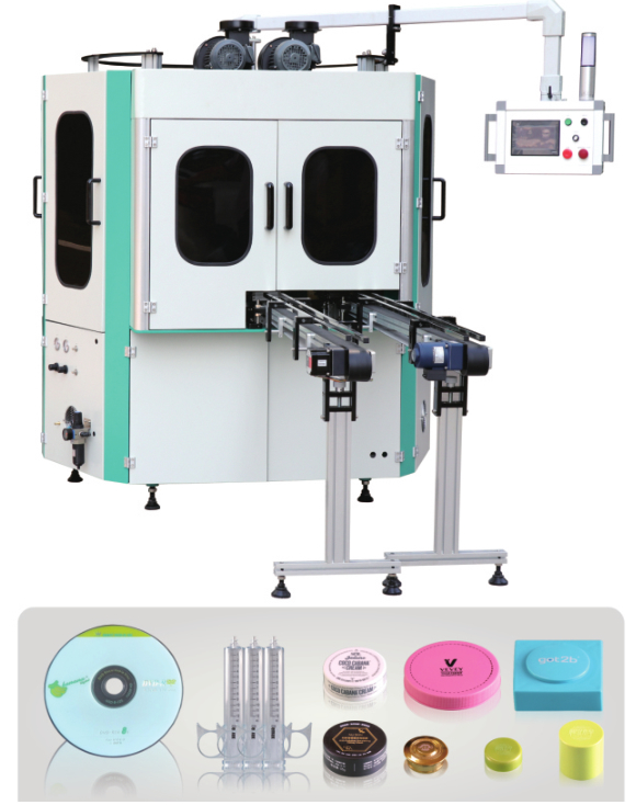 Cover/Flat Board Automatic 2-Color UV Screen Printing Machine 50 Pcs/Min