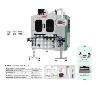 3000 pcs/jam Mesin cetak layar sutra otomatis 250x150mm Peralatan cetak layar logam