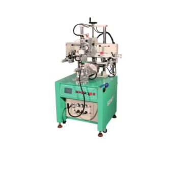 CNC 600pcs/Hr Semi Auto Screen Printing Machine Untuk Botol Bentuk melengkung