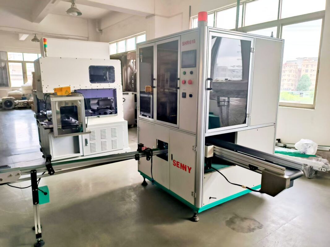 SHR618 Mesin Hot Stamping Otomatis Hingga 3000 pcs / jam dengan servo motor dan fungsi pendaftaran
