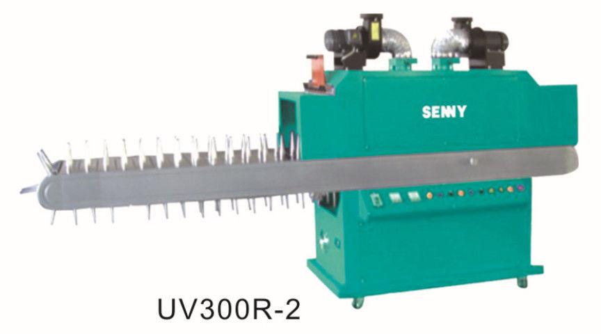 9kw 5000pcs / Hr Portable UV Curing Machine Semi otomatis Setelah Pencetakan Tinta UV
