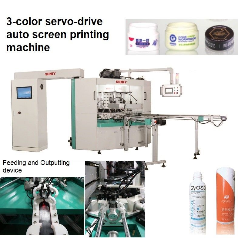 Mesin Sablon Multicolor Industri 3 Warna 60Hz 250x160mm