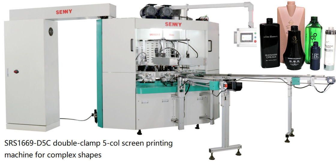 1800pcs/Hr 6bar Multicolor Screen Printing Machine Untuk Botol Bulat