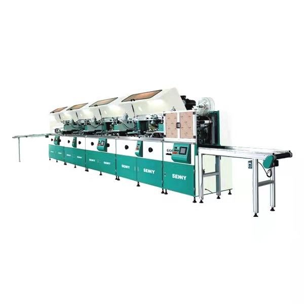 Printer layar otomatis Multicolor tipe linier untuk botol kaca