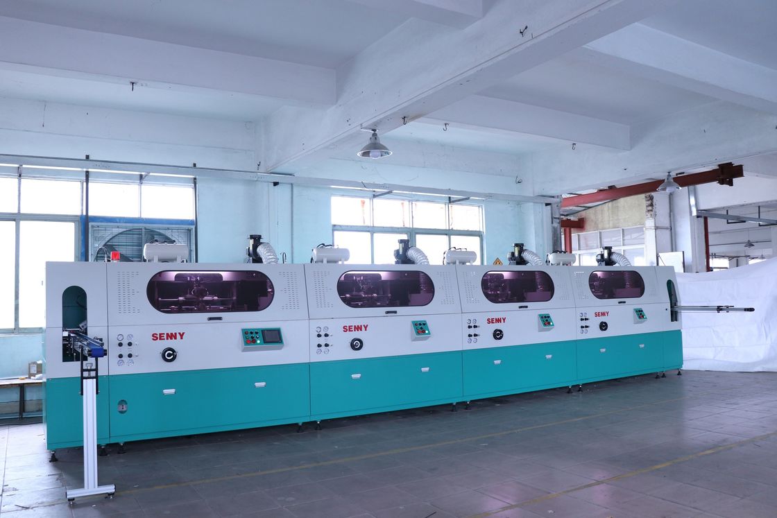380V Silk Screen Printer Multi Color Screen Printing Machine Untuk Kontainer Plastik Logam Kaca