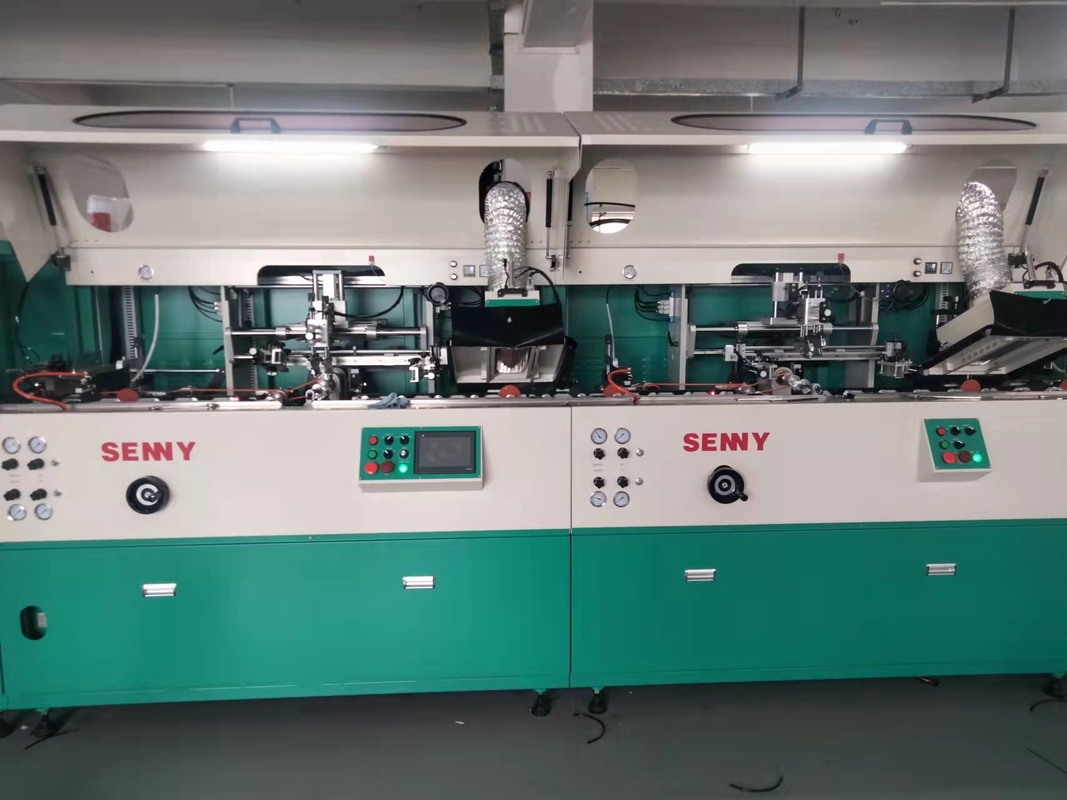 Mesin Sablon Silinder Kontainer Multicolor Dengan UV IR Curing